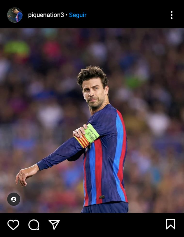 Piqué guarda regalo Shakira