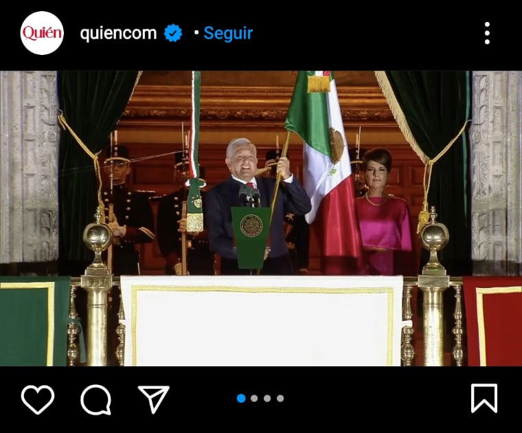 Vestido esposa de AMLO