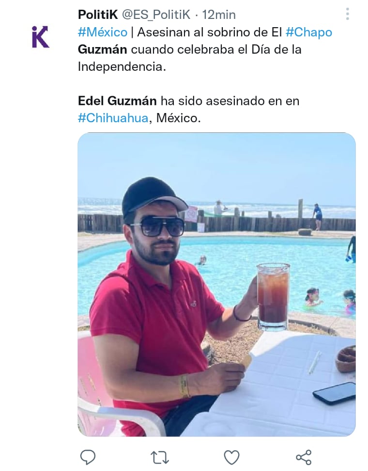 Edel Guzmán sobrino Chapo
