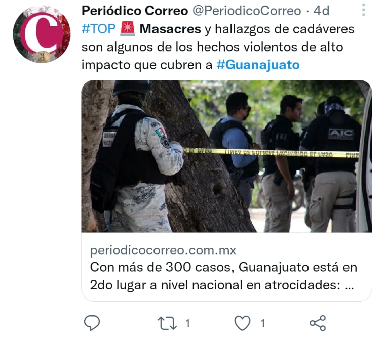6 personas más perdieron la vida tras cruel ataque armado