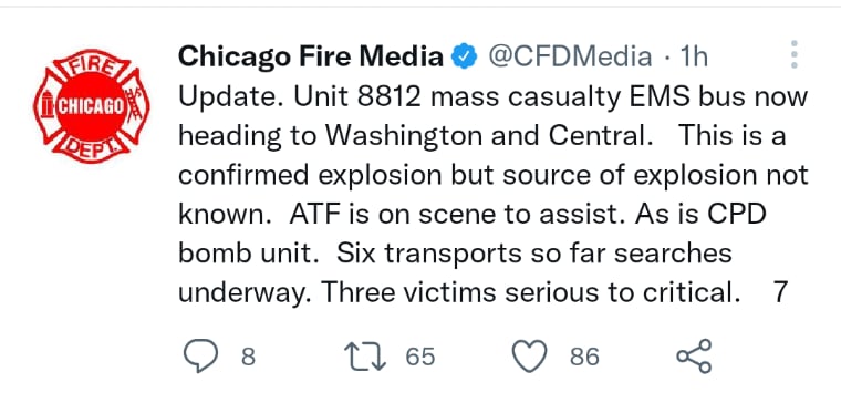 Explosión edificio en Chicago