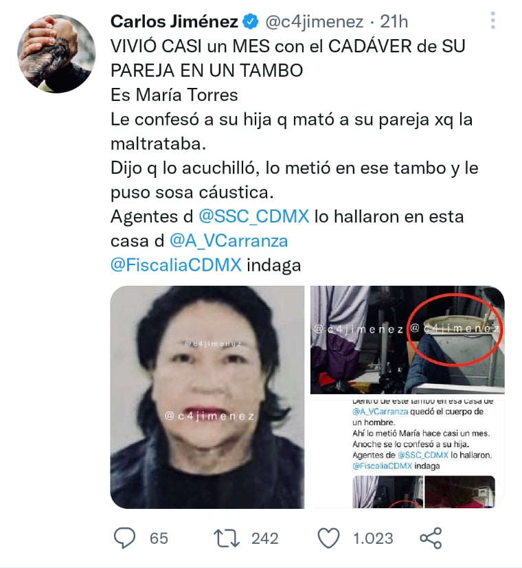 Circulan imágenes en redes sociales