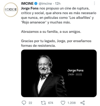 Quién era Jorge Fons