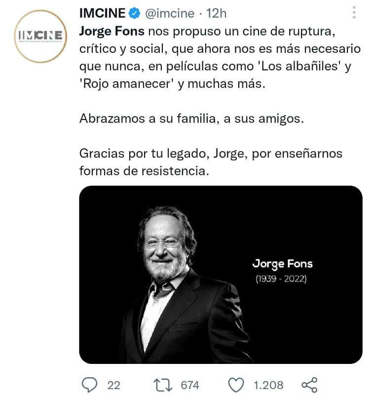 Who was Jorge Fons?