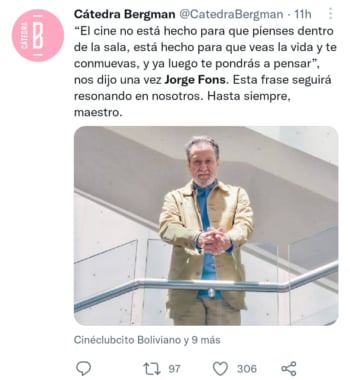 Quién era Jorge Fons