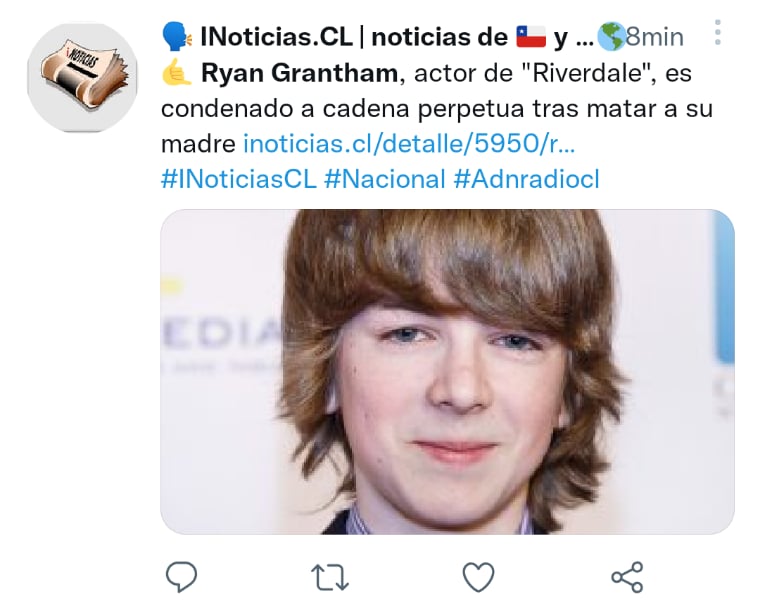 Actor mata su mamá