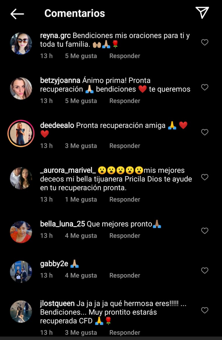 Seguidores envían mensajes de apoyo a la esposa del Temerario