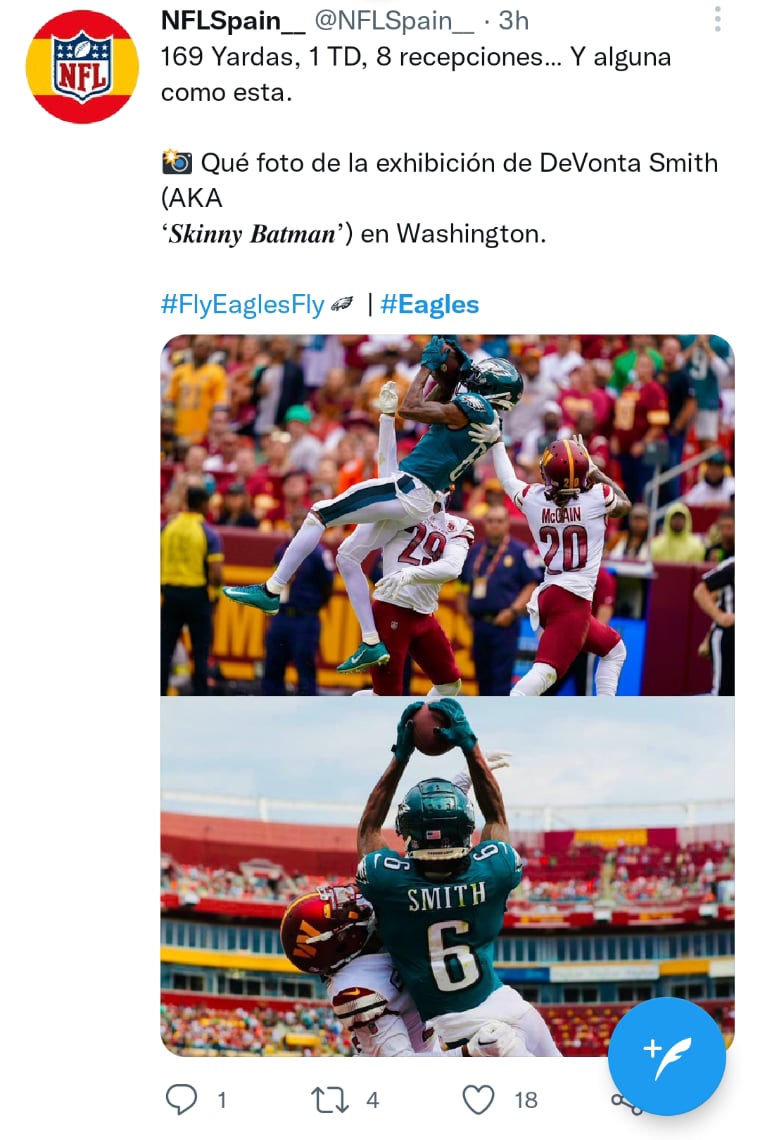 Philadelphia Eagles mantienen invictos