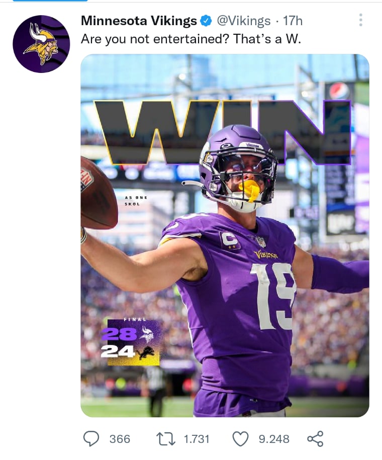 Cousins y Vikings NFL