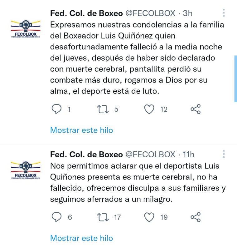 Muere boxeador Luis Quiñones