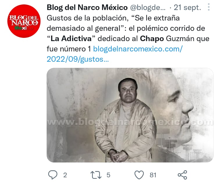 Narcocorrido del Chapo Guzmán