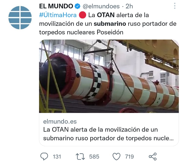 OTAN alerta sobre ataque