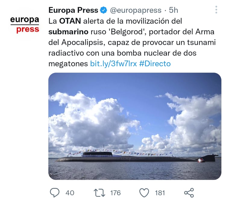 OTAN alerta sobre ataque