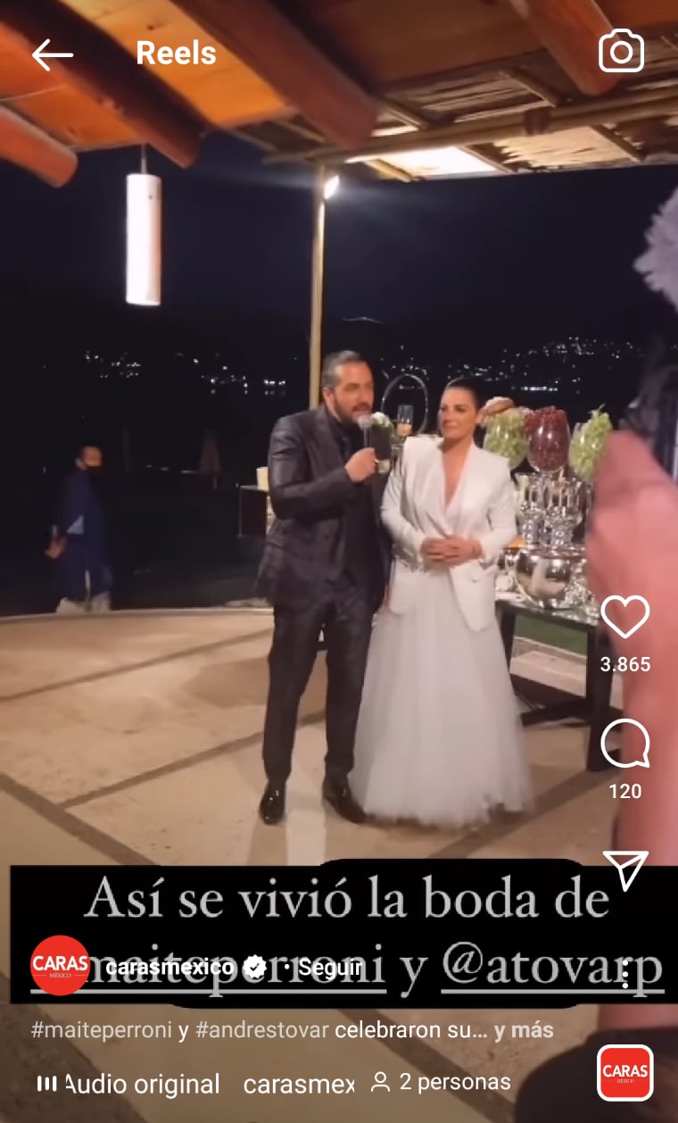 Boda Maite Perroni.