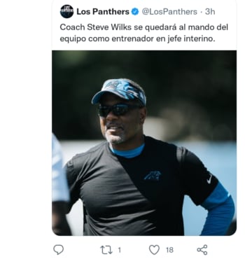 Panthers despiden Matt Rhule