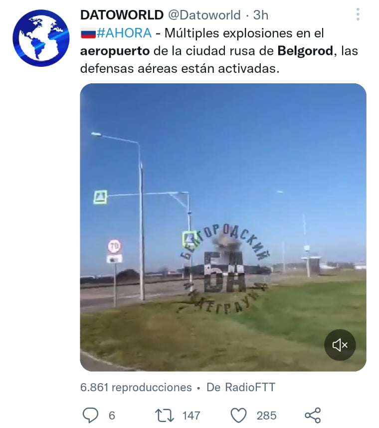 Aeropuerto Rusia bajo ataque