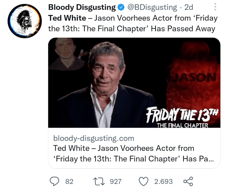 Ted WhiteJason Voorhees