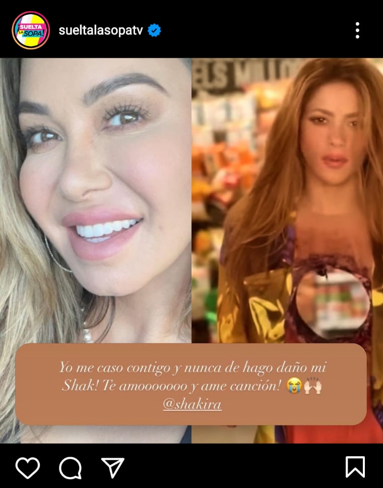 reacts to the song of Monotonía and sends a message to Shakira