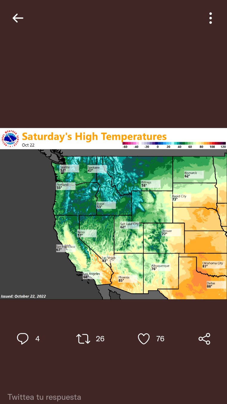 Tormenta invernal oeste EEUU