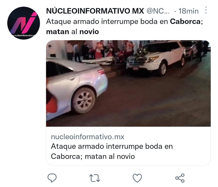 El hombre recibió al menos 4 tiros de un arma de fuego