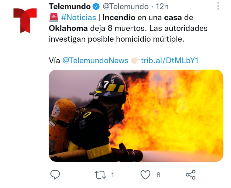 Incendio casa Oklahoma muertos