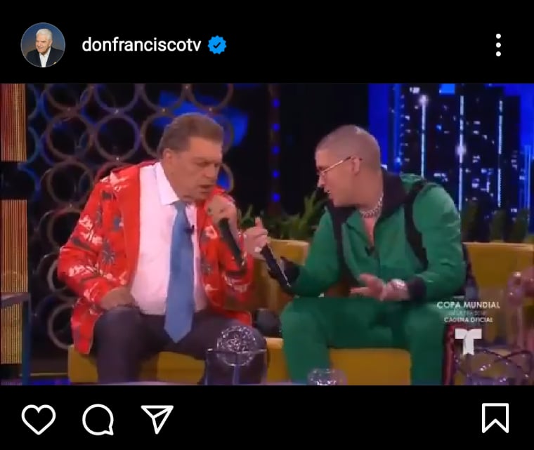 Don Francisco critica cantante