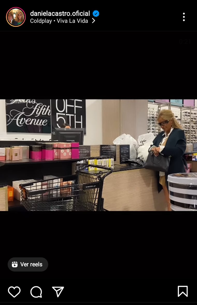 Daniela Castro returns store