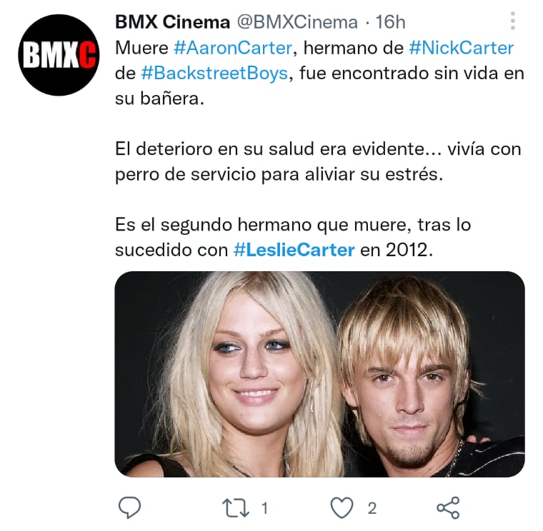 Death of Aaron Carter