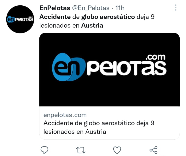 Aparentemente descendió con demasiada velocidad y rebotó en el suelo