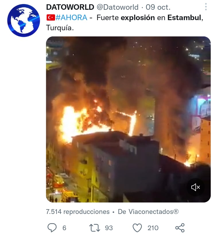 Heridos por explosión Estambul