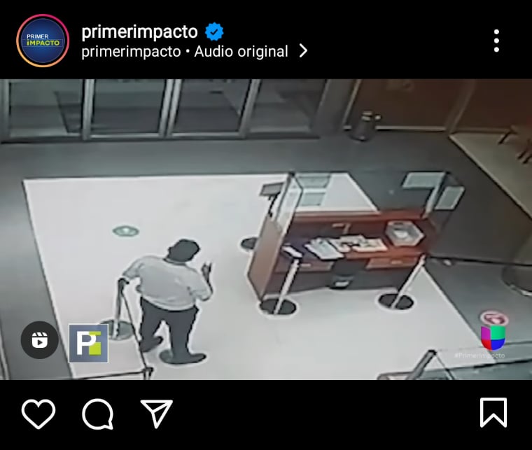 Guardia seguridad atendió fantasma