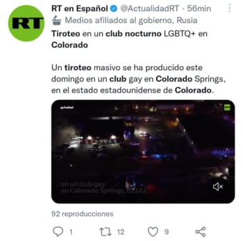 Autor tiroteo club Colorado