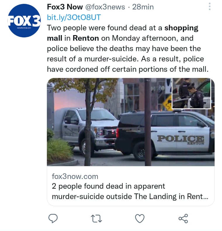 This would not be the first shooting in a shopping center registered in the US
