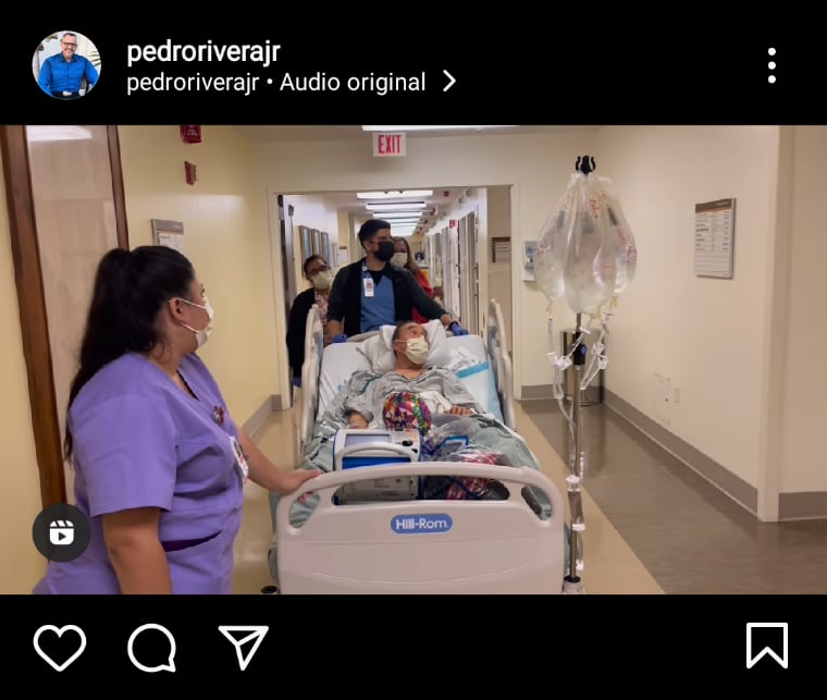 Don Pedro Rivera hospitalizado