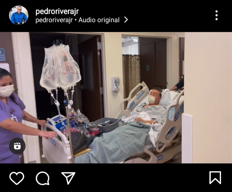 Don Pedro Rivera hospitalizado