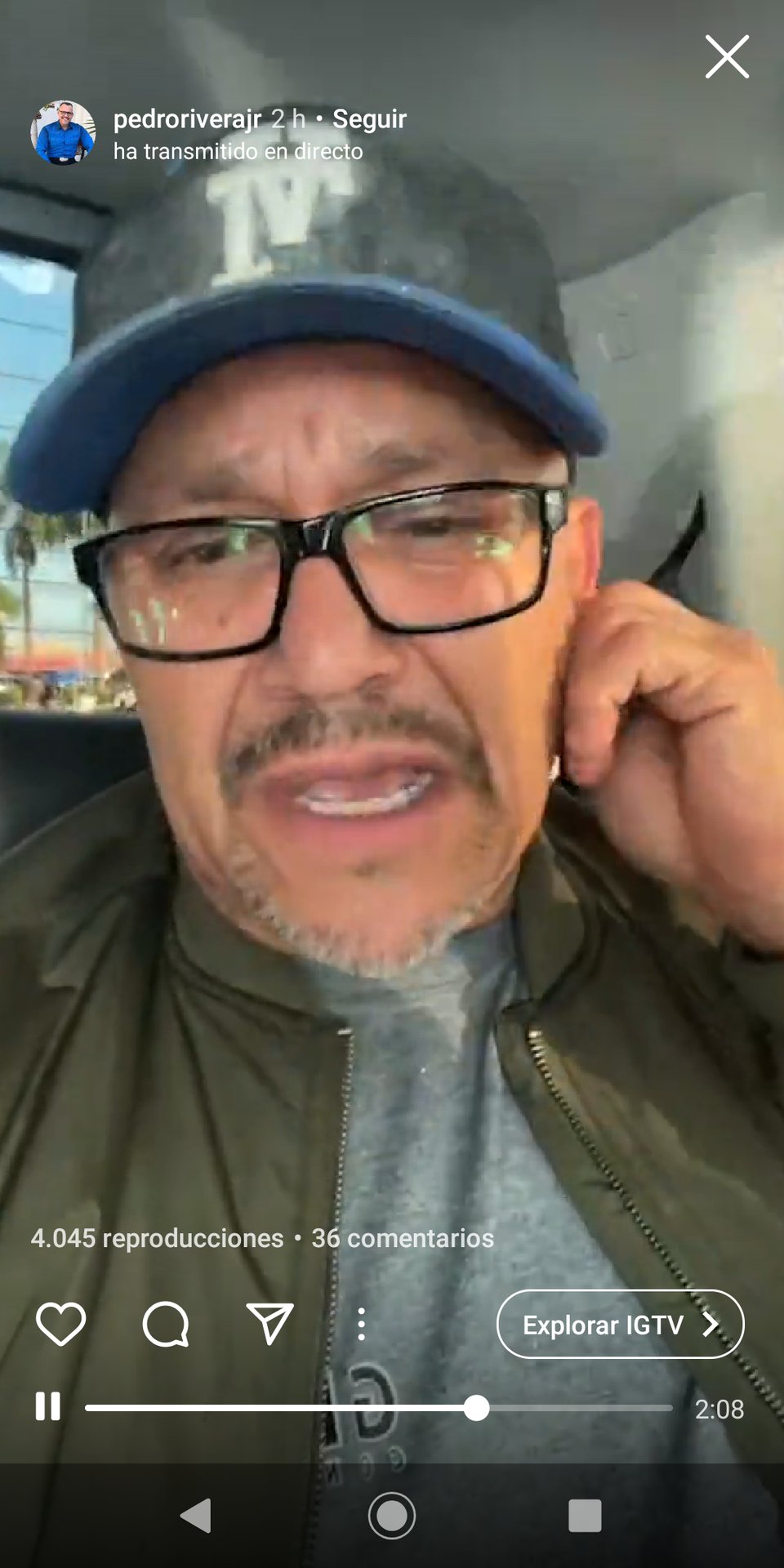 rinde declaraciones tras operación de su papá