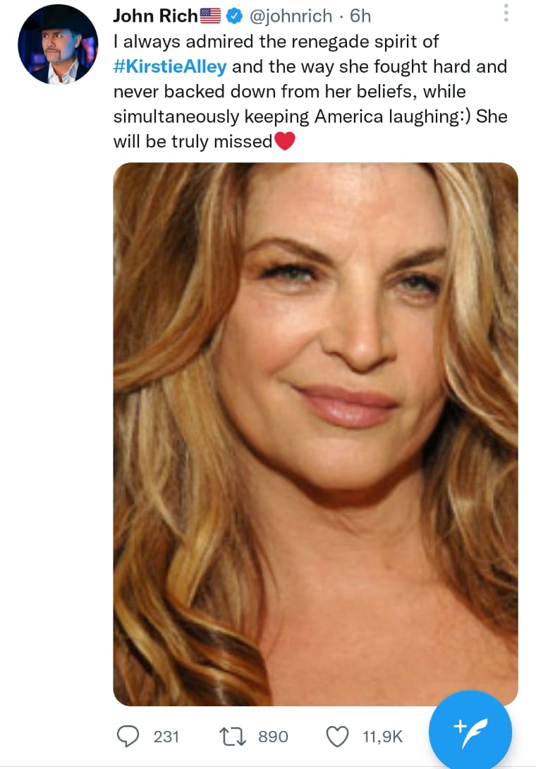 Cause of death Kirstie Alley