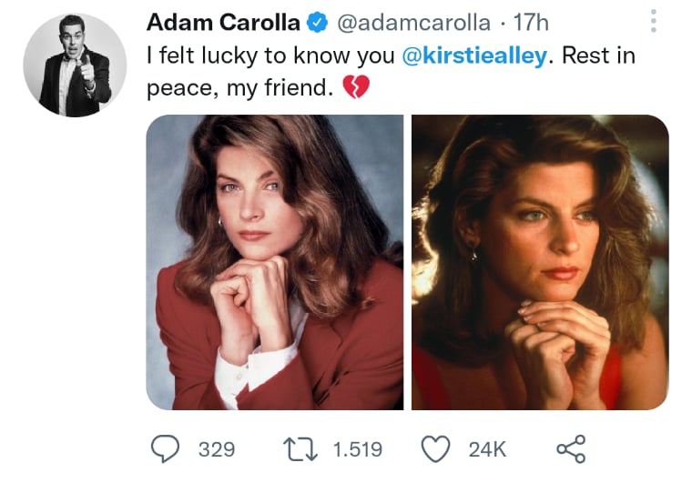 Kirstie Alley's family remembers her with deep love.