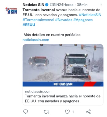 Aire frío congelará EEUU