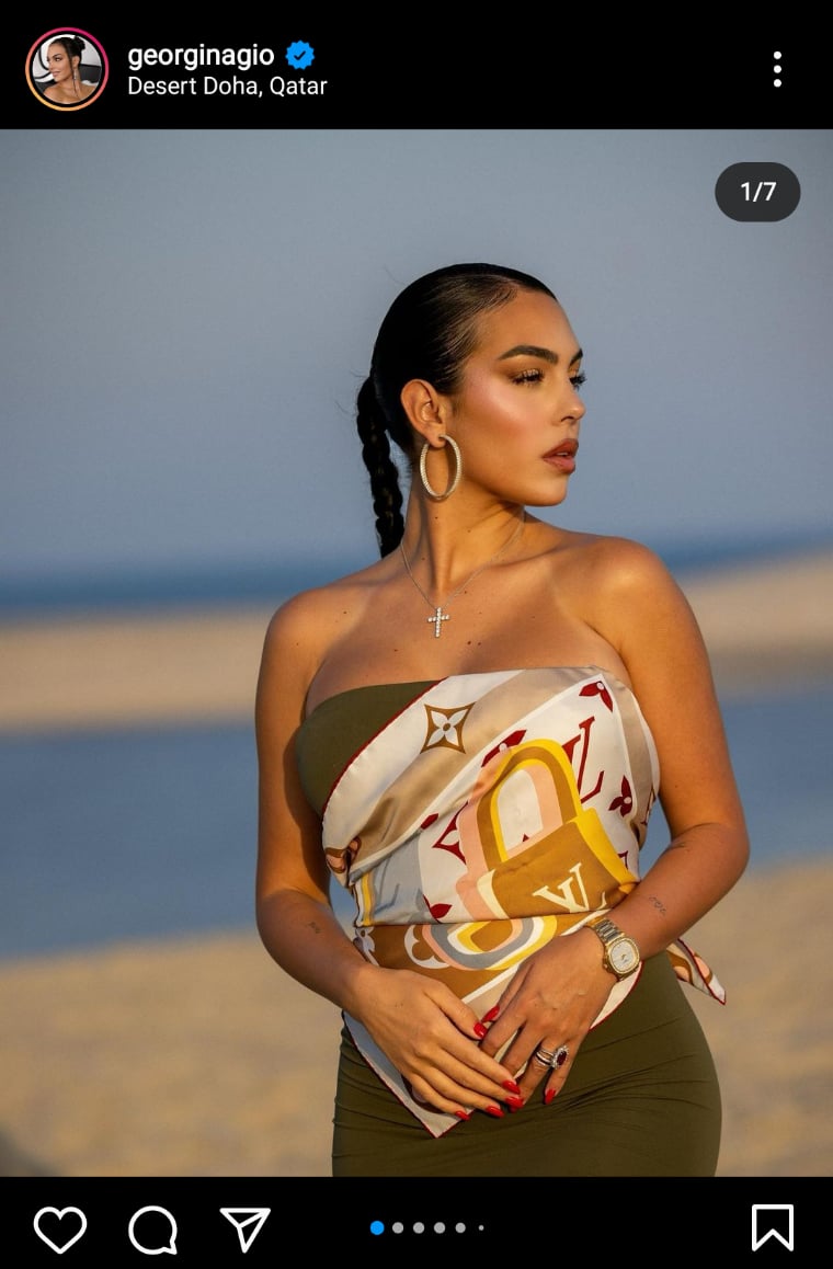 Georgina Rodríguez fuerte mensaje