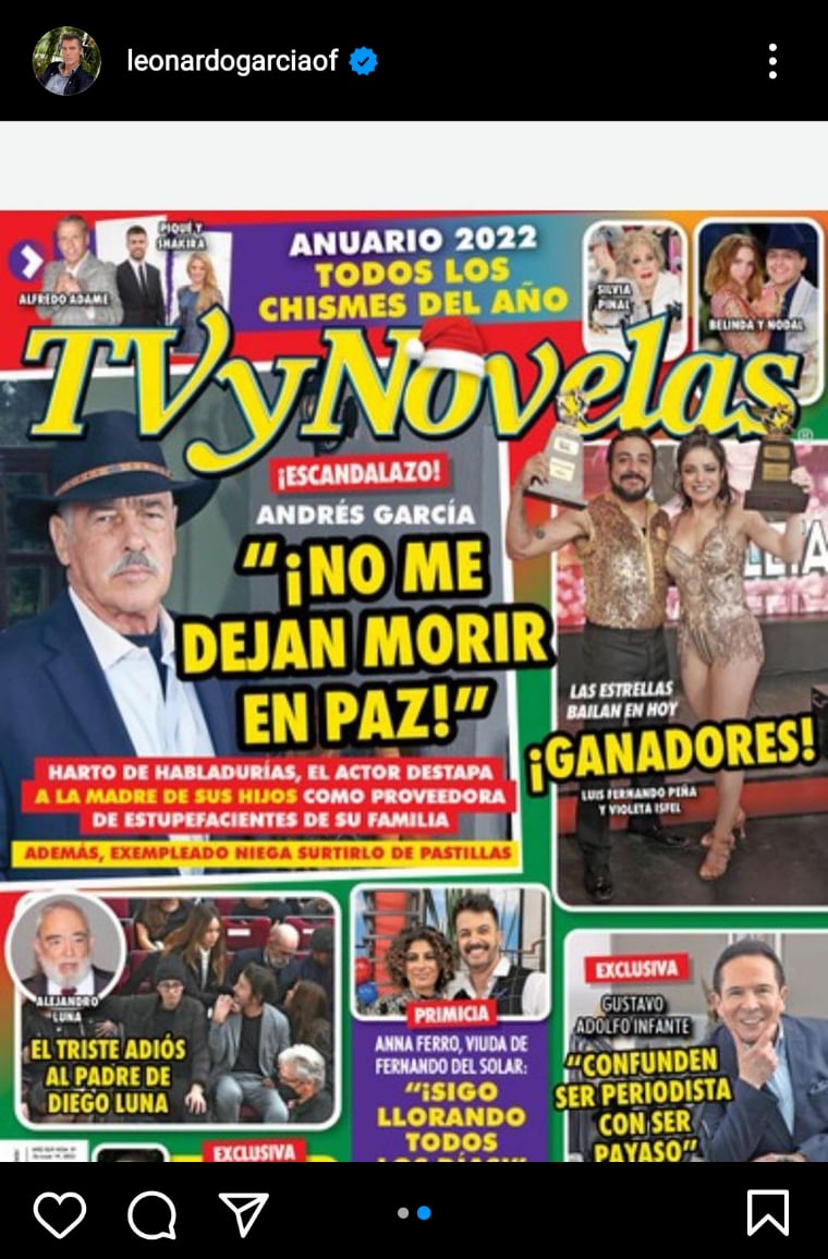 Leonardo García launches a message