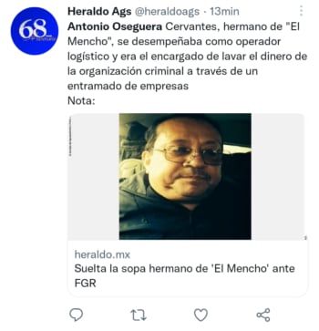 Tony Montana hermano Mencho