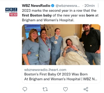 Nace primer bebé 2023