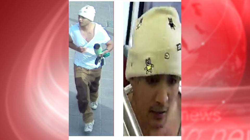 Crónica Suramericano ataca transeúnte, prisión, missing, se busca, policía.