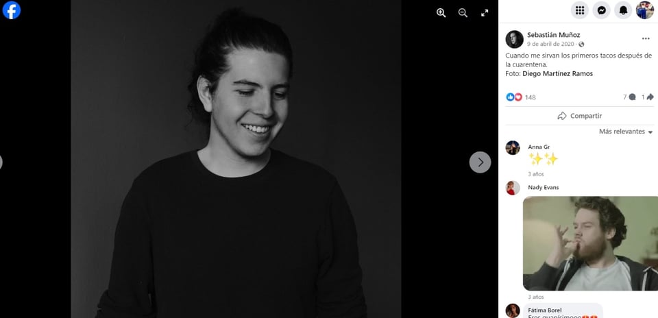 causa muerte Sebastián Muñoz Finck, fallecimiento, accidente, partida, MundoNOW