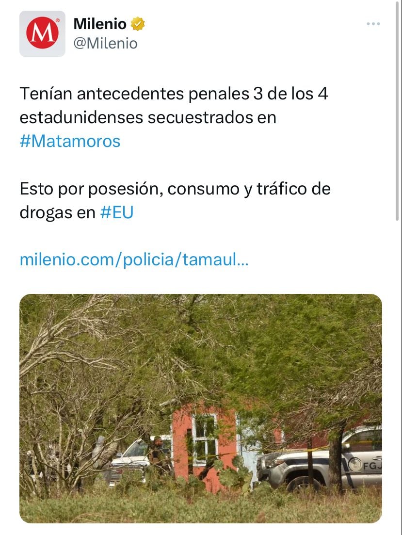 ¿Qué dicen las autoridades de los estadounidenses secuestrados?