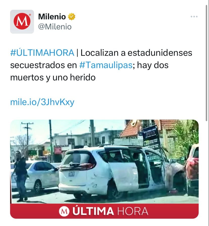 Búsqueda estadounidenses secuestrados México