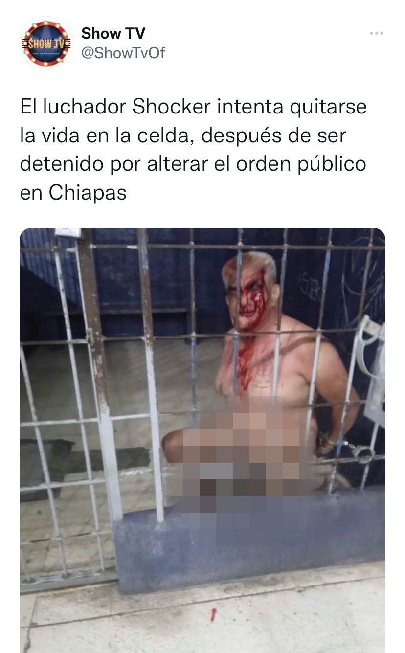 This is how the Mexican wrestler ended (VIDEOS)