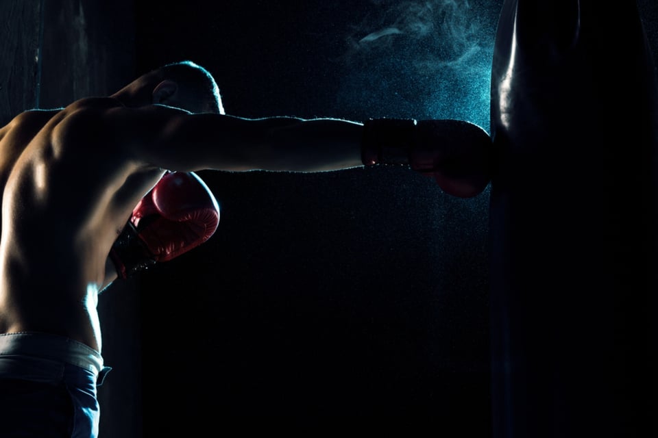 oscuro, enfrentamiento, deporte, boxeo, mundonow