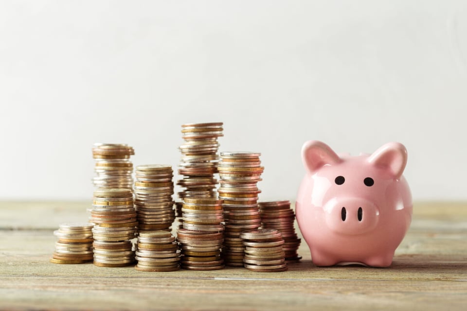 Savings, Piggy, Gold coins, Home, MundoNow